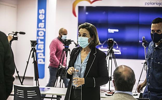 Imagen principal - Gamarra pide que el PP riojano «se una en torno a un proyecto ganador»