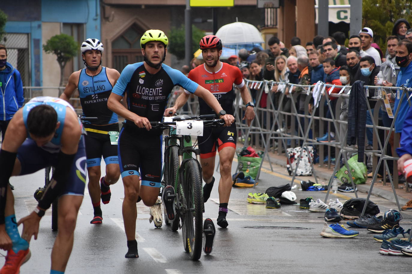 El séptimo duatlón cross de Rincón de Soto contó este domingo con 152 participantes, 92 en individual y 60 en pareja.