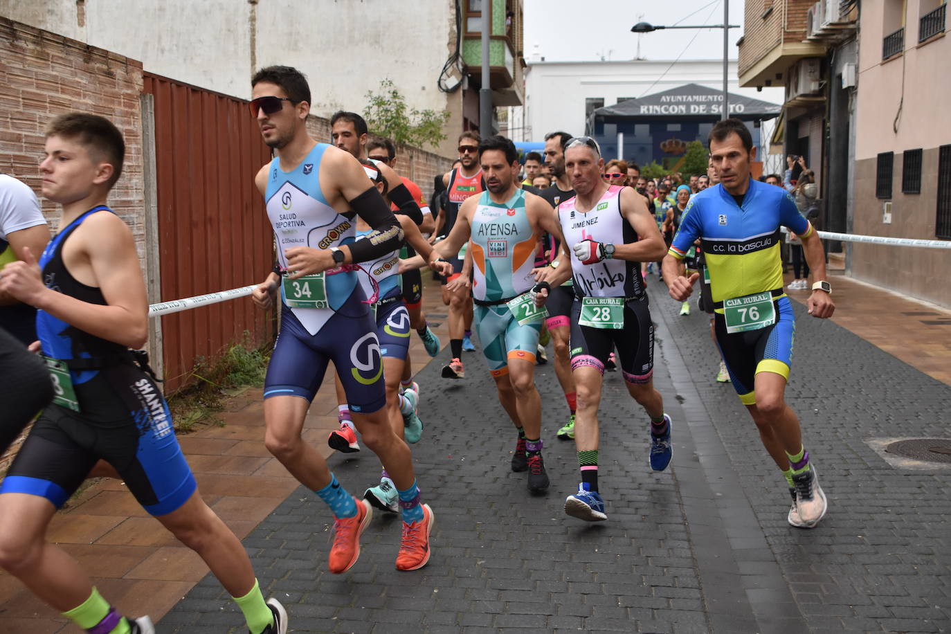 El séptimo duatlón cross de Rincón de Soto contó este domingo con 152 participantes, 92 en individual y 60 en pareja.