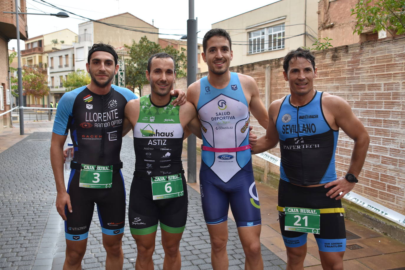 El séptimo duatlón cross de Rincón de Soto contó este domingo con 152 participantes, 92 en individual y 60 en pareja.