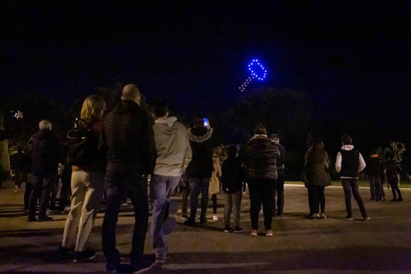 Fotos: La noche de los drones en el cielo logroñés