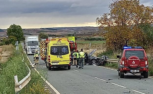 La carretera se encuentra cortada entre Murillo y Villamediana. 