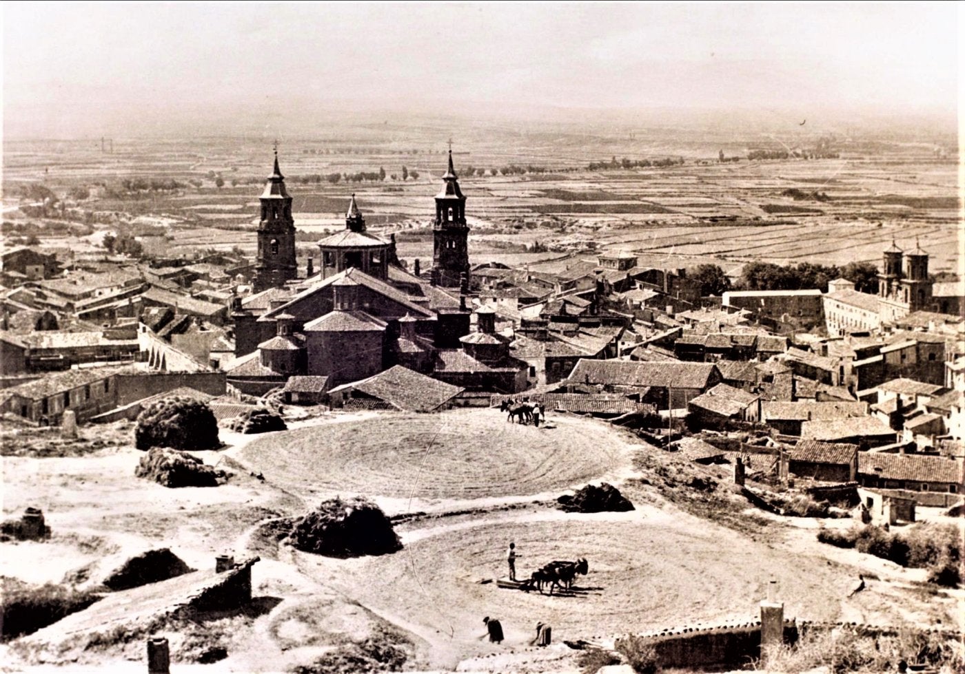 La Retina: panorámica de Alfaro desde el monte de La Plana