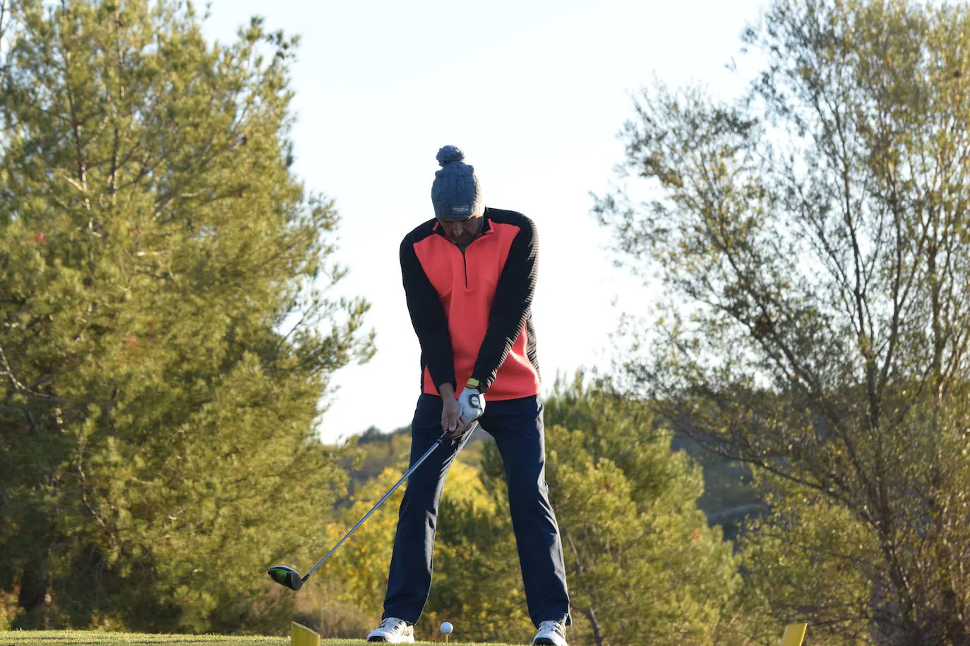 Los participantes en el torneo Finca Valpiedra, de la Liga de Golf y Vino, disfrutaron de un gran día en El Campo de Logroño.