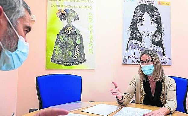 Flor Moral, durante la entrevista concedida a Diario LA RIOJA. 