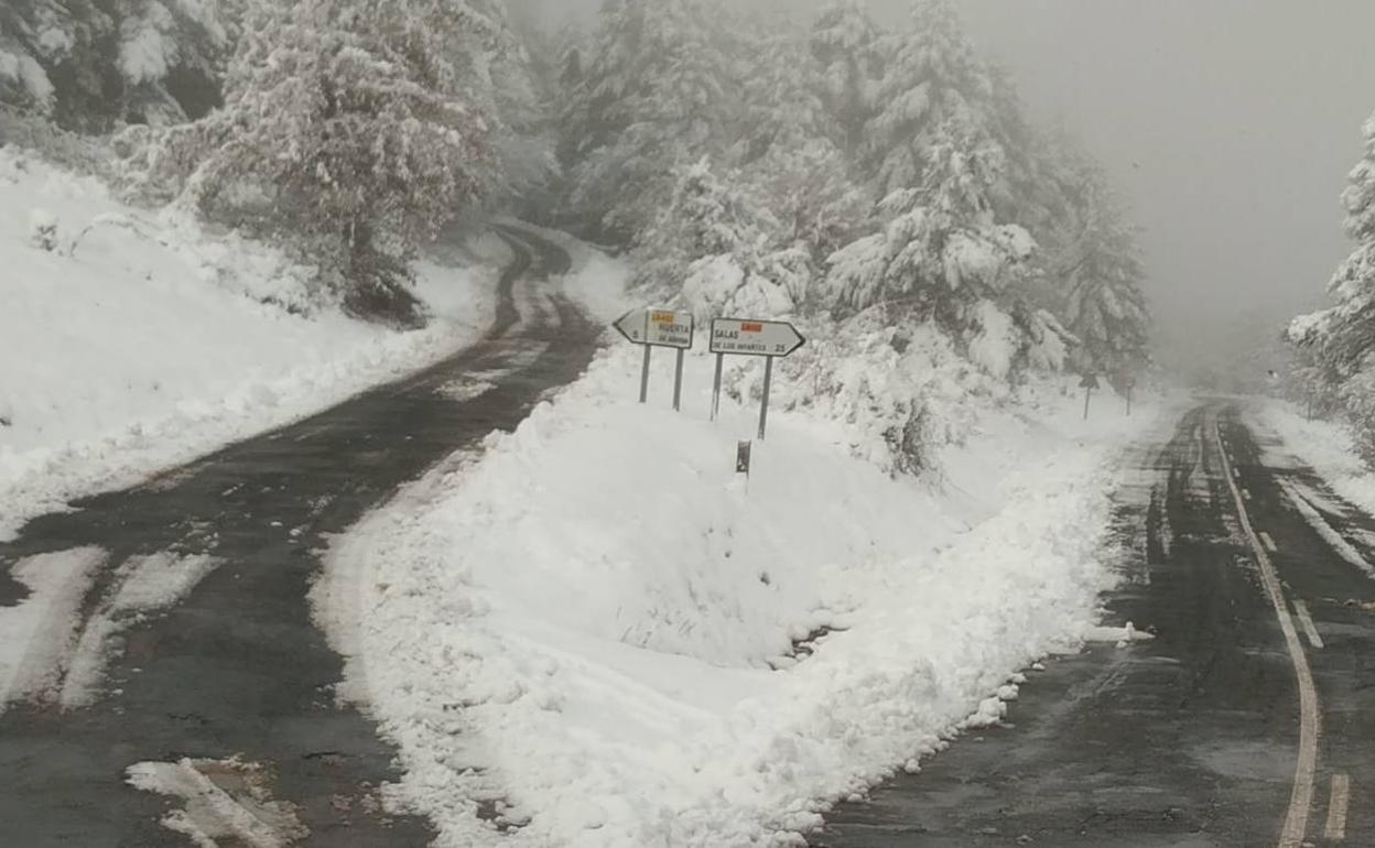 La AEMET prevé nieve para el fin de semana en La Rioja por encima de los 400 metros