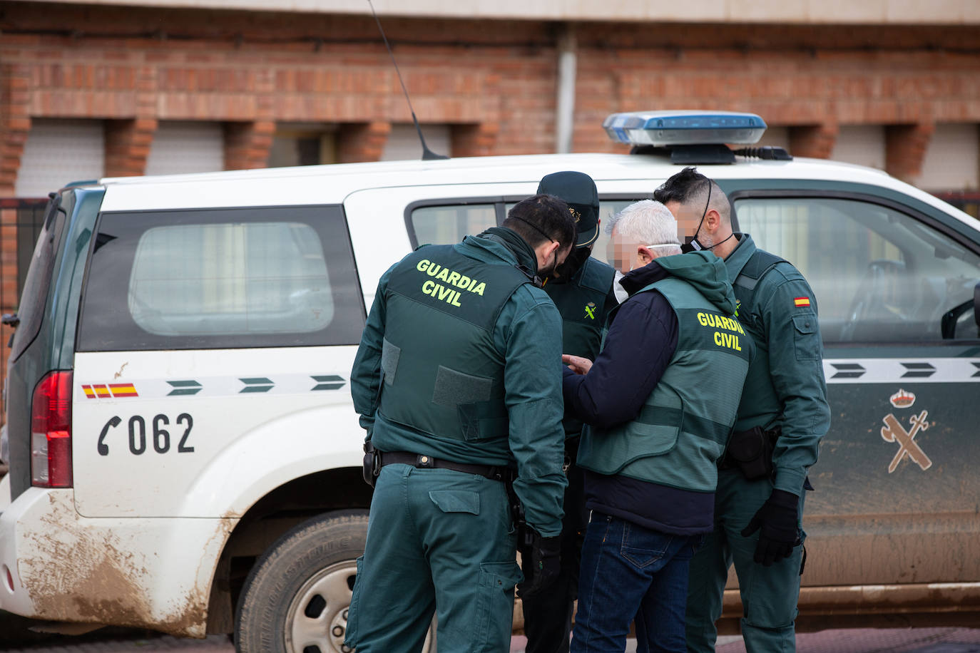 El hombre se había atrincherado en su casa antes de ser arrestado