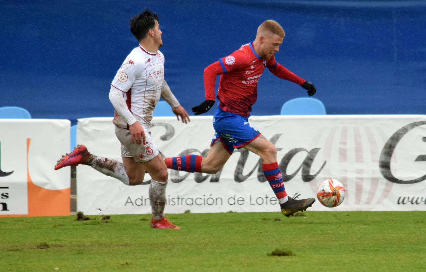 Los riojabajeños se han impuesto a la Cultural con los goles de David Soto y Álex Arias