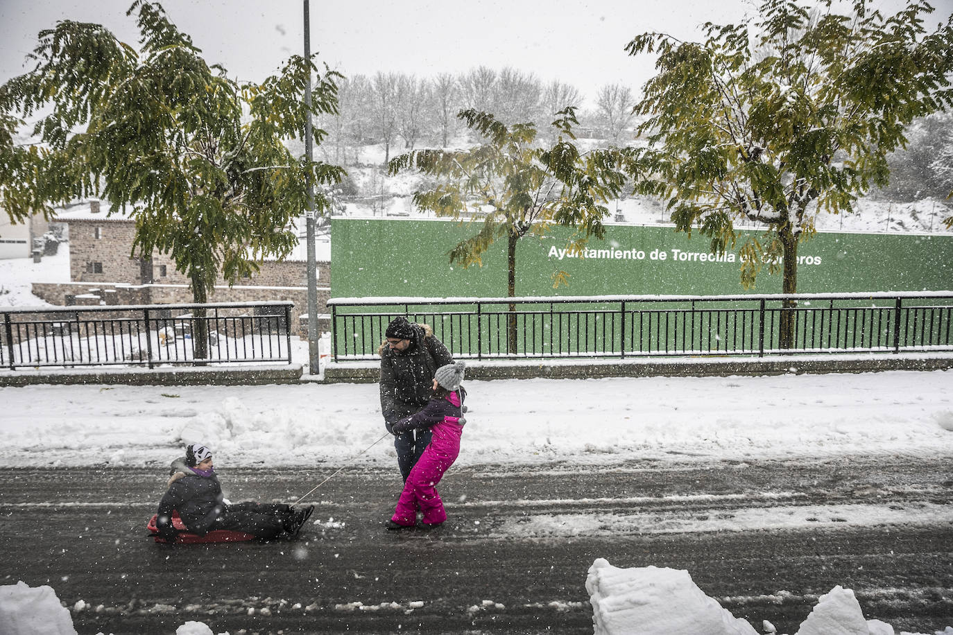 Fotos: Los Cameros, cubiertos de nieve