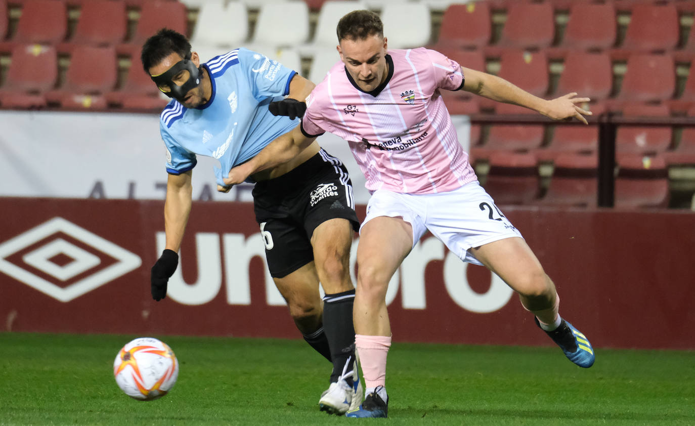 Los visitantes se clasifican para la siguiente ronda de la Copa del Rey gracias a dos goles de Ortuño