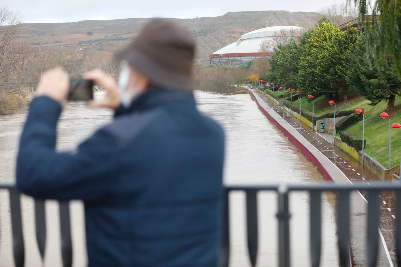 Fotos: Los daños causados por la crecida del Ebro en Logroño