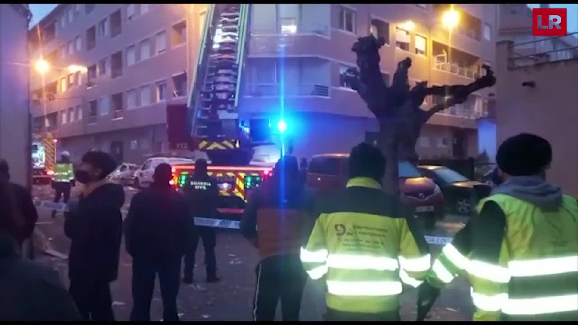 Explosión de gas en un ático de Lardero