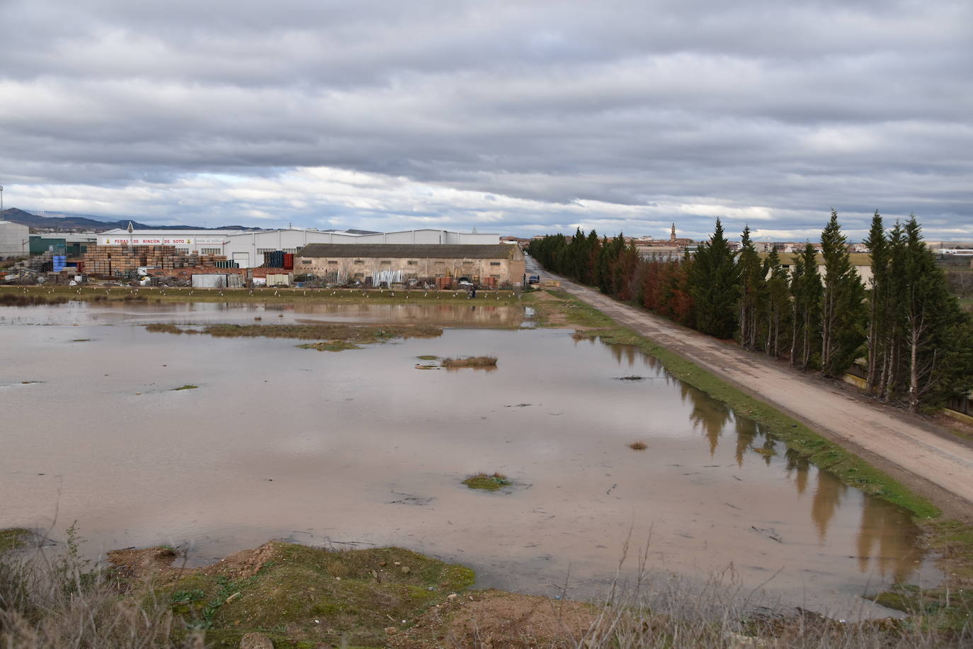 Fotos: Rincón, afectado por la rotura del canal de Lodosa