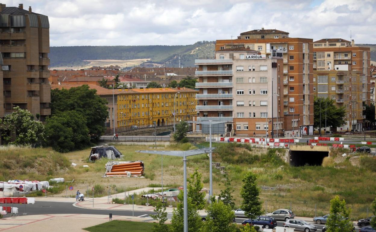 Parte del área de actuación de la obra que se conoce como la del nudo de Vara de Rey. 