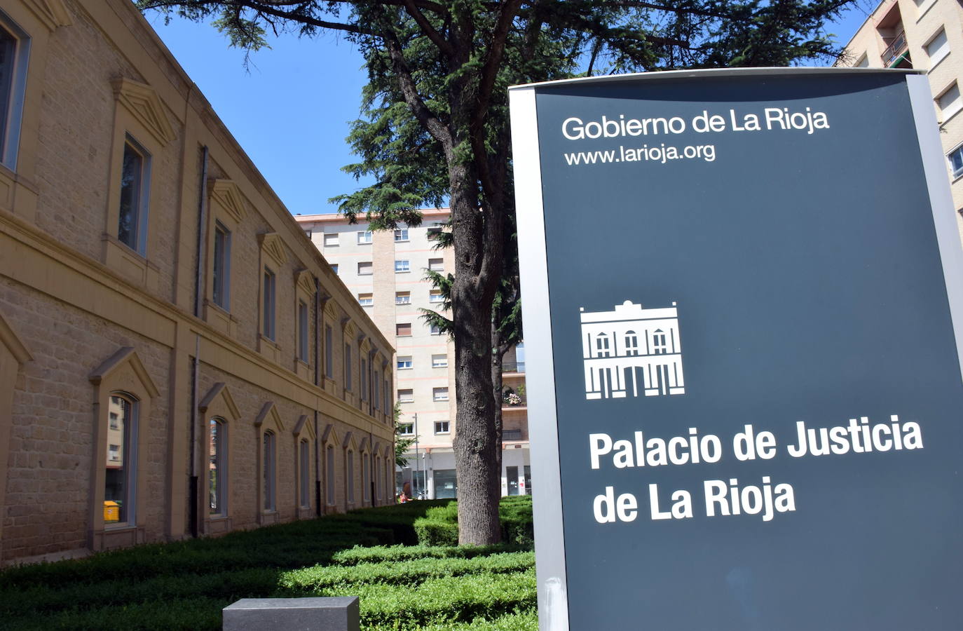 Imagen del Palacio de Justicia de La Rioja. 