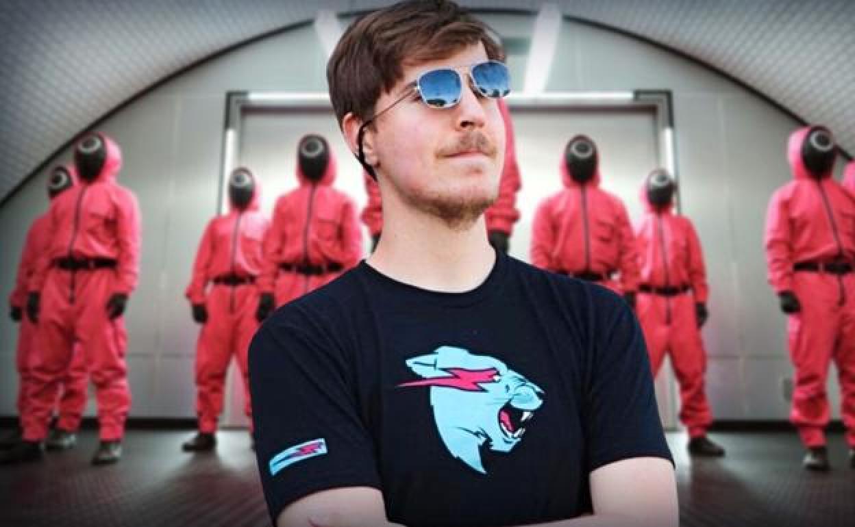 El célebre youtuber MrBeast 