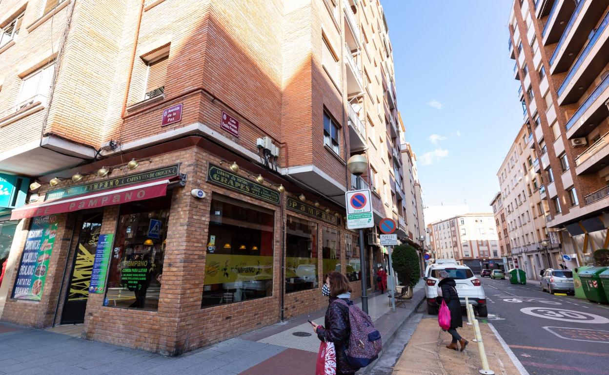 Calle Alcalde Emilio Francés, en el barrio de Madre de Dios, que lleva este nombre desde 2018, cuando se modificó el de Santos Ascarza que tenía. 