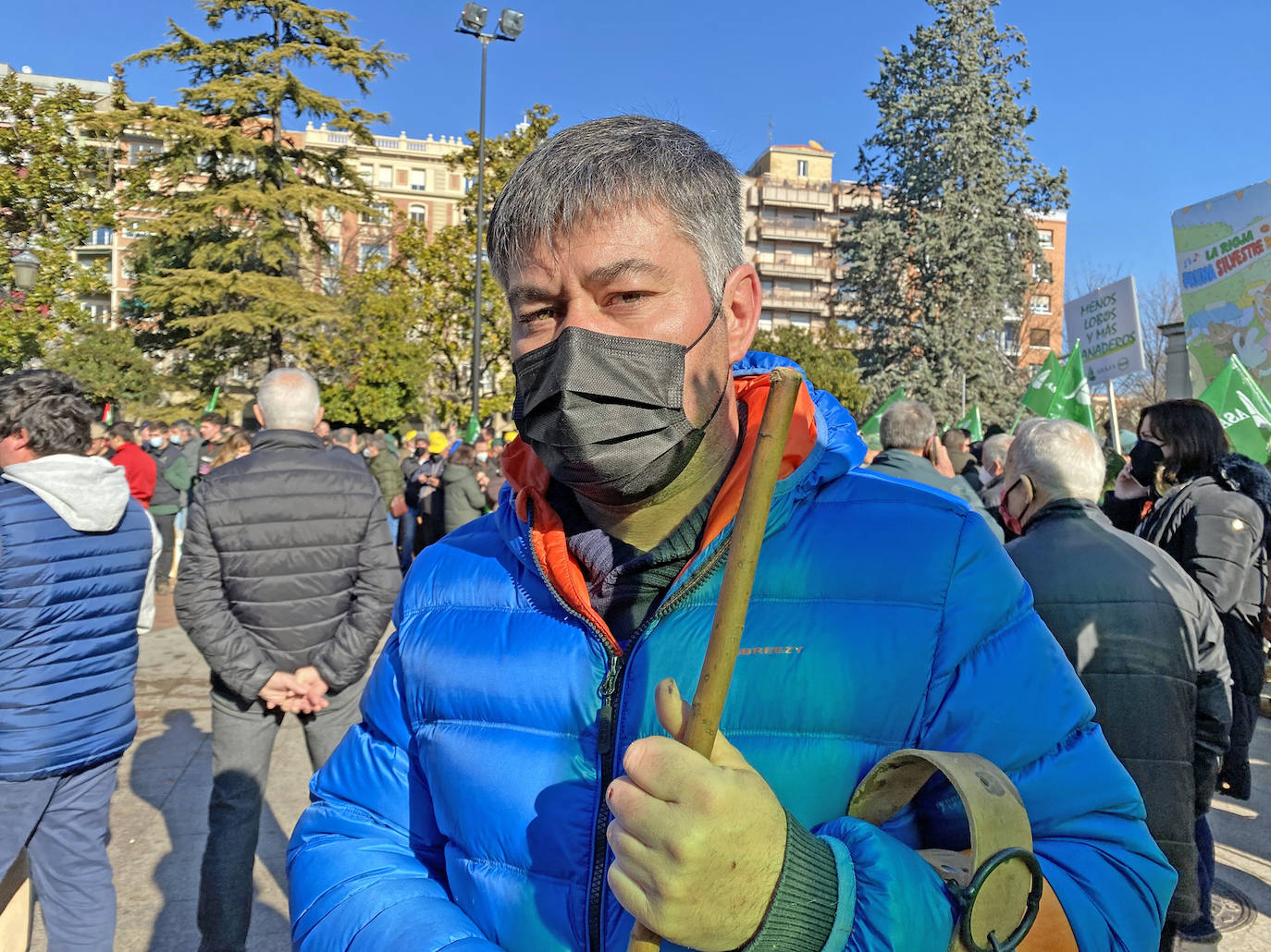 Gabriel Esteban, en la Concha del Espolón