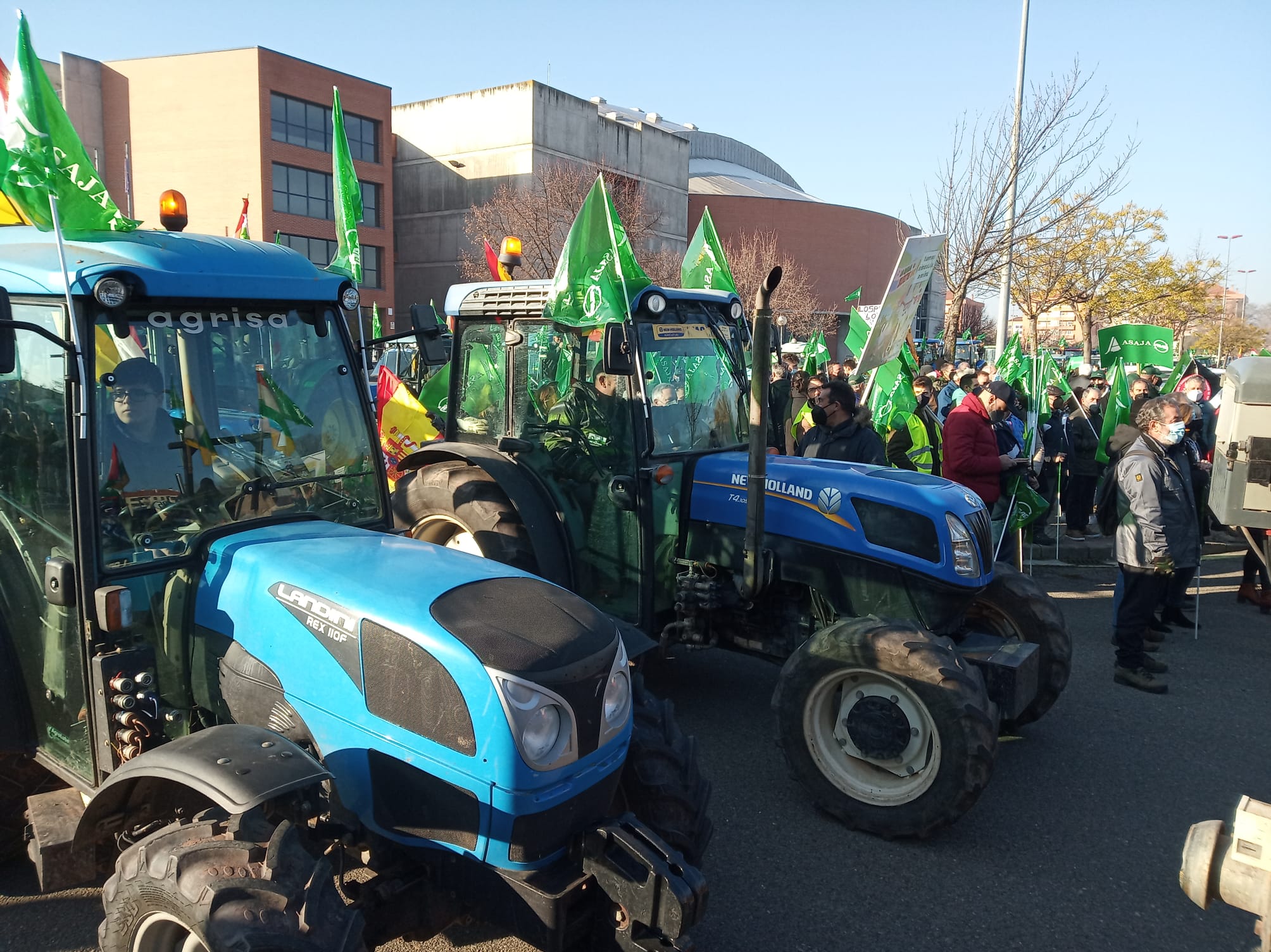 Fotos: Así ha sido la salida de la manifestación del campo