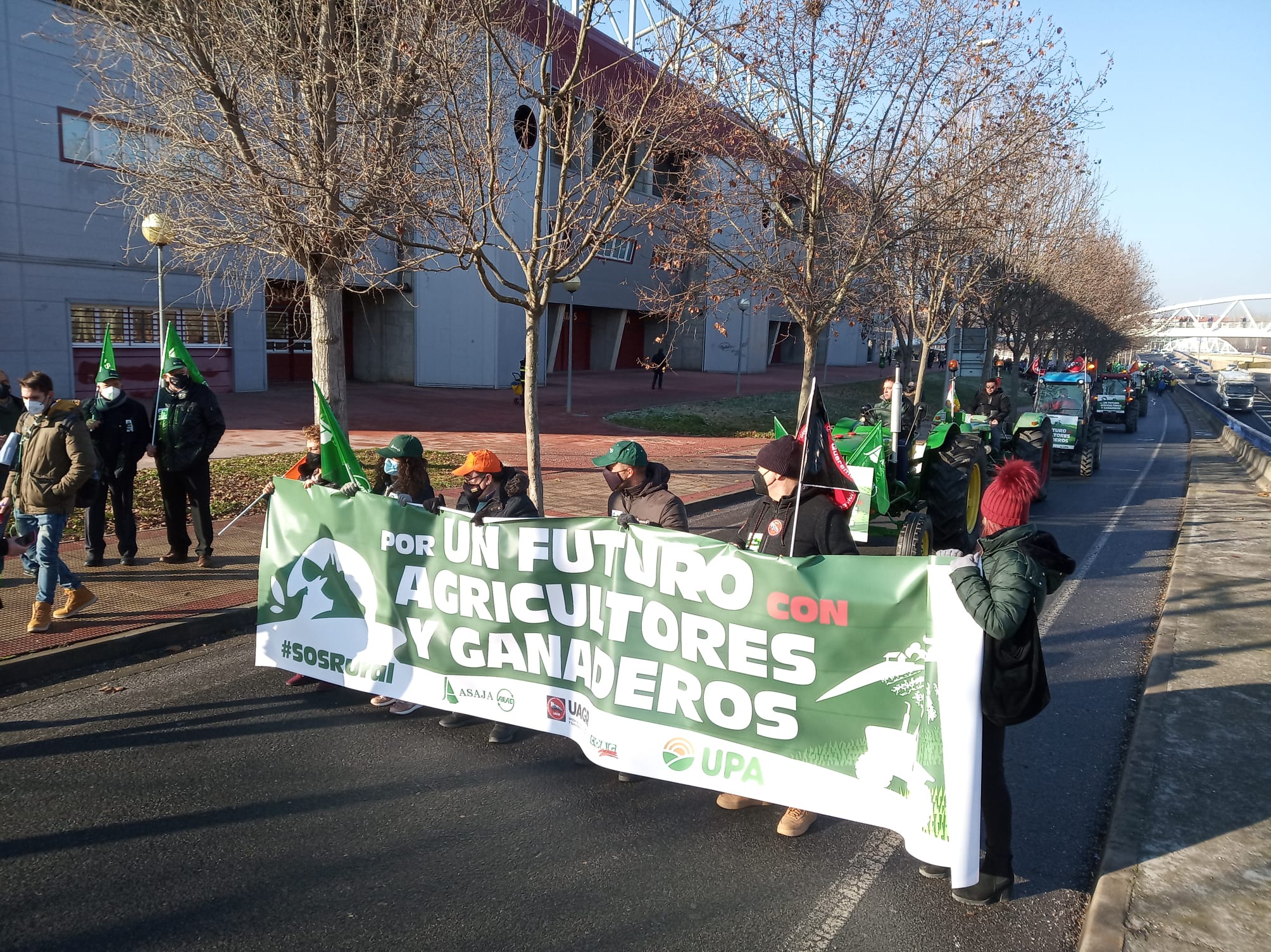 Fotos: Así ha sido la salida de la manifestación del campo