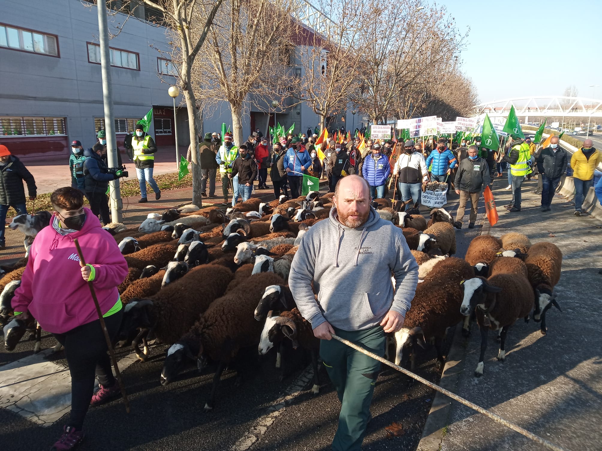 Fotos: Así ha sido la salida de la manifestación del campo