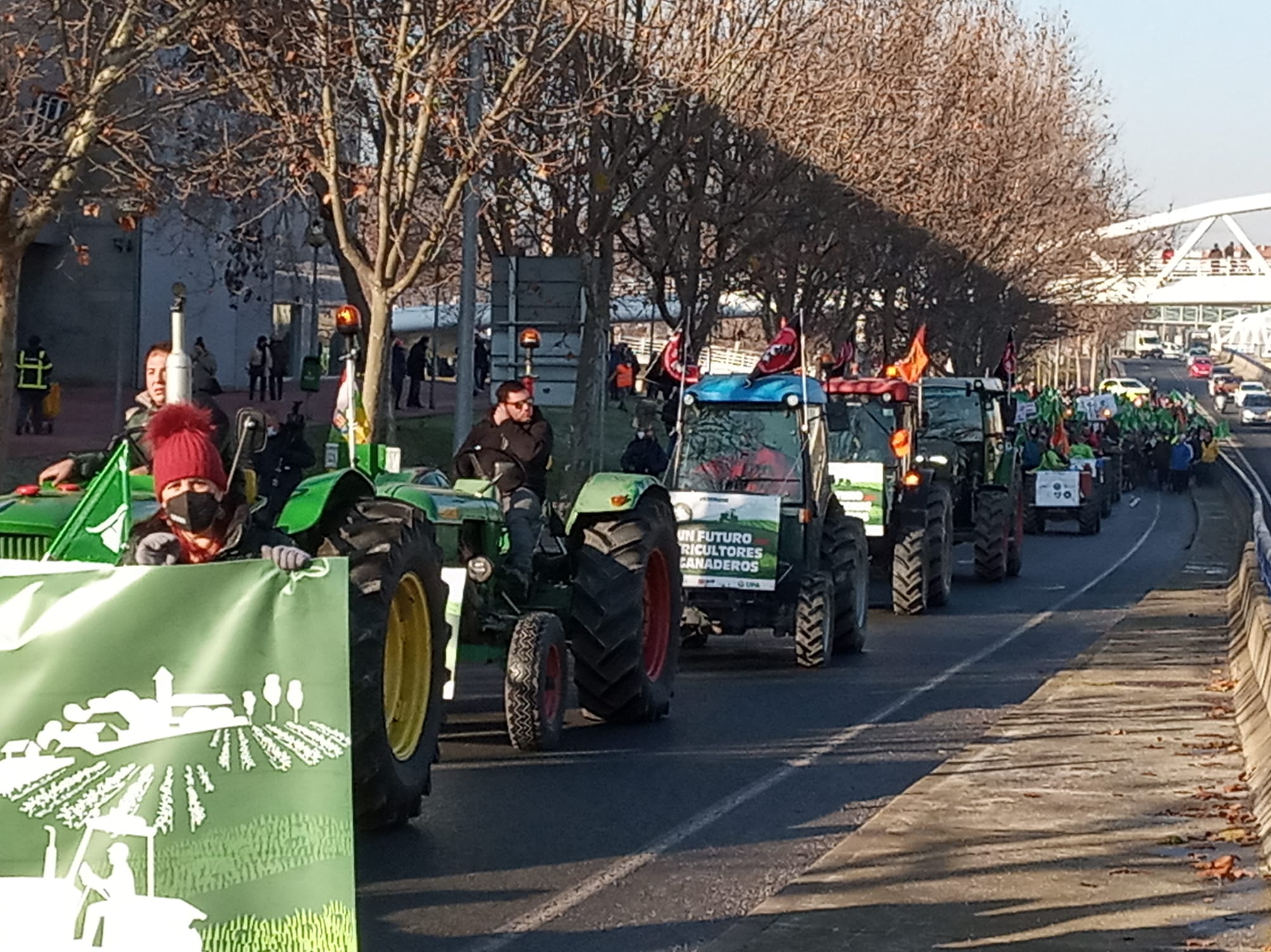 Fotos: Así ha sido la salida de la manifestación del campo