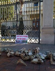 Imagen secundaria 2 - Multitudinaria manifestación de agricultores y ganaderos en Logroño