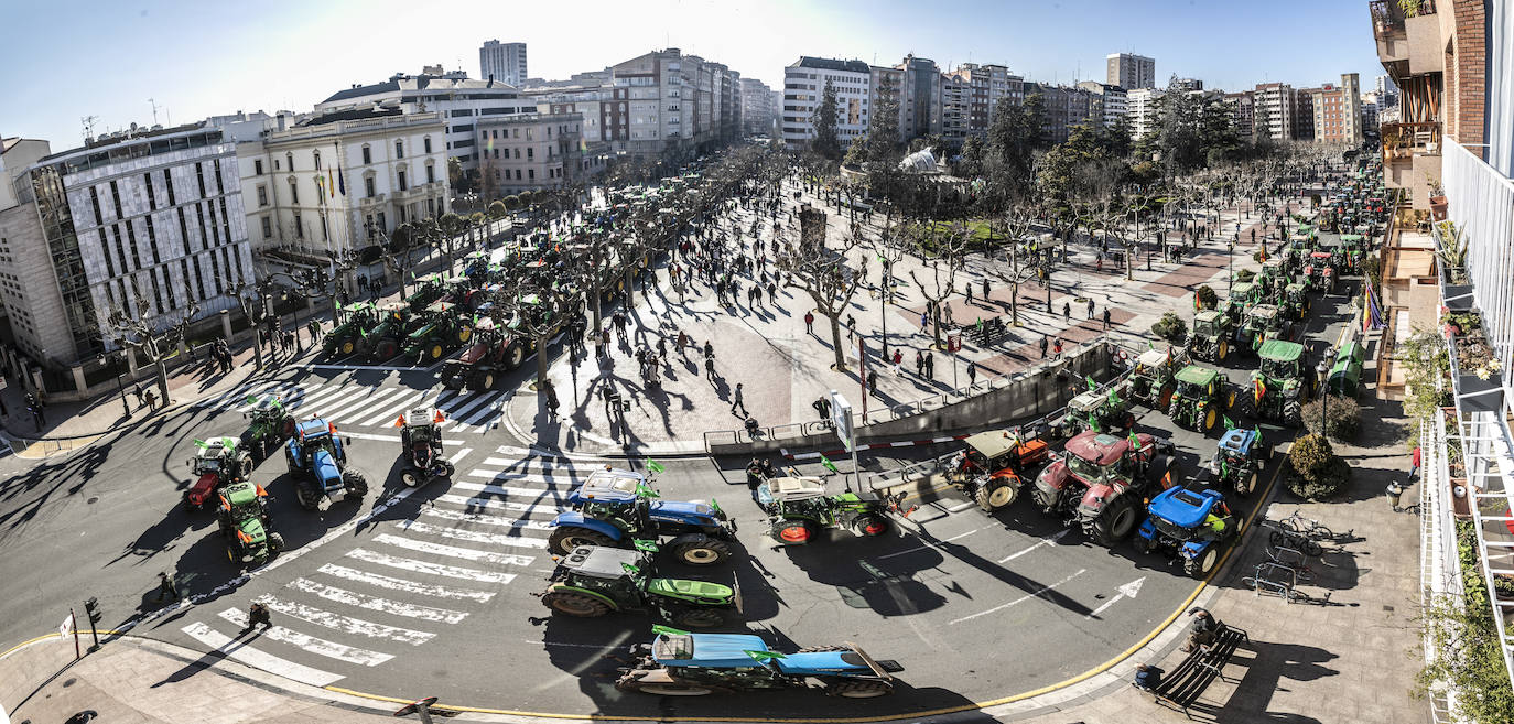 Fotos: El campo riojano se manifiesta en Logroño