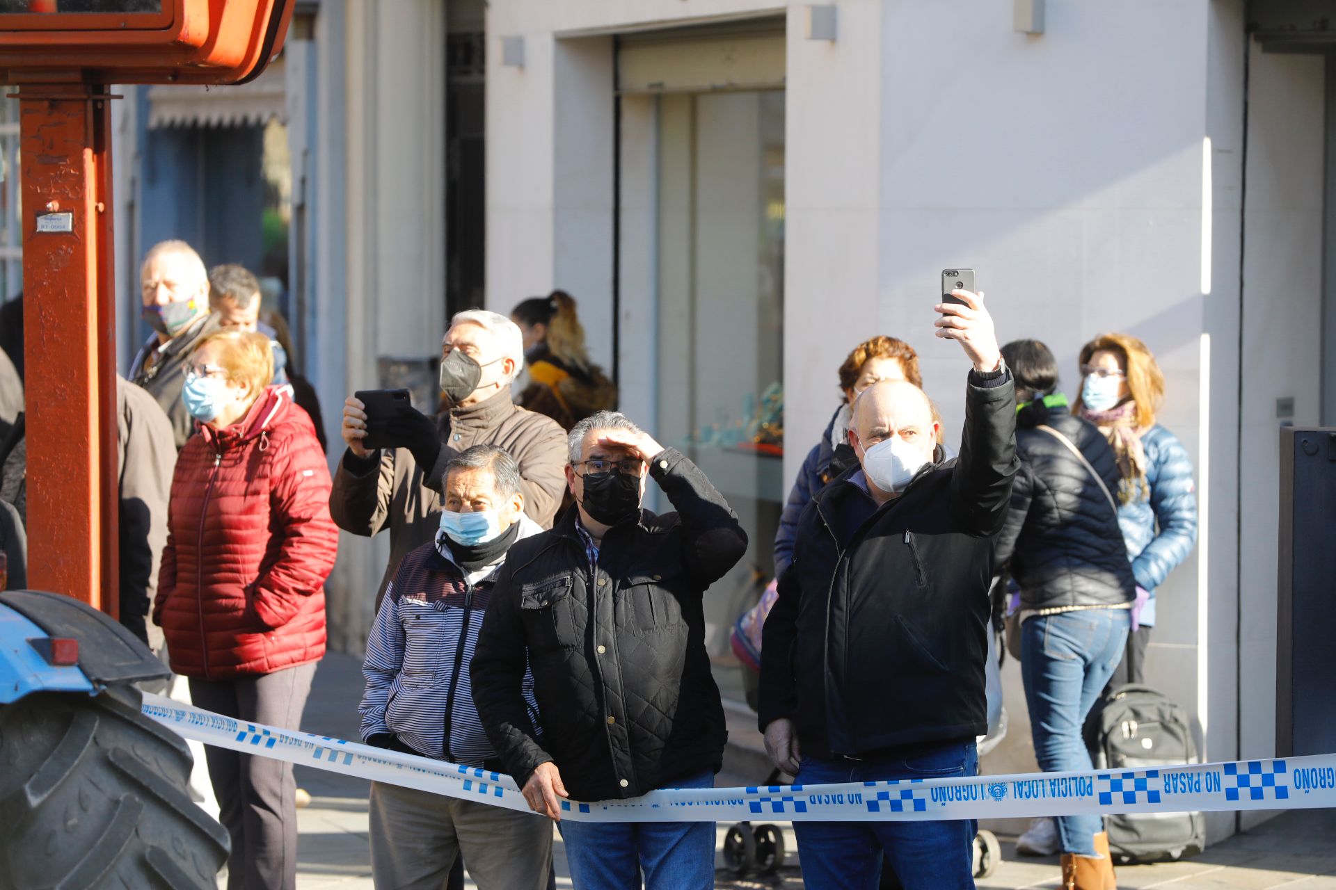 Fotos: La manifestación, a su paso por el centro de Logroño