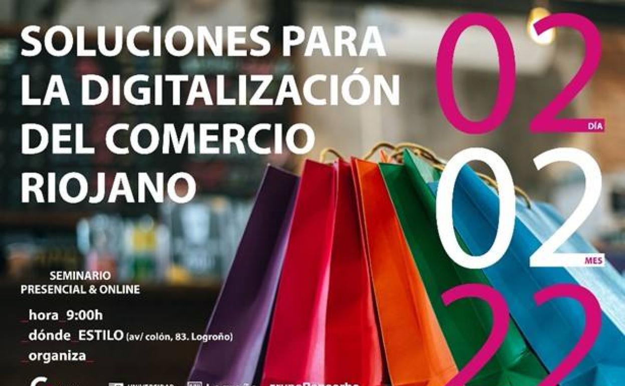 Mañana se celebra un seminario sobre las soluciones de digitalización del comercio riojano