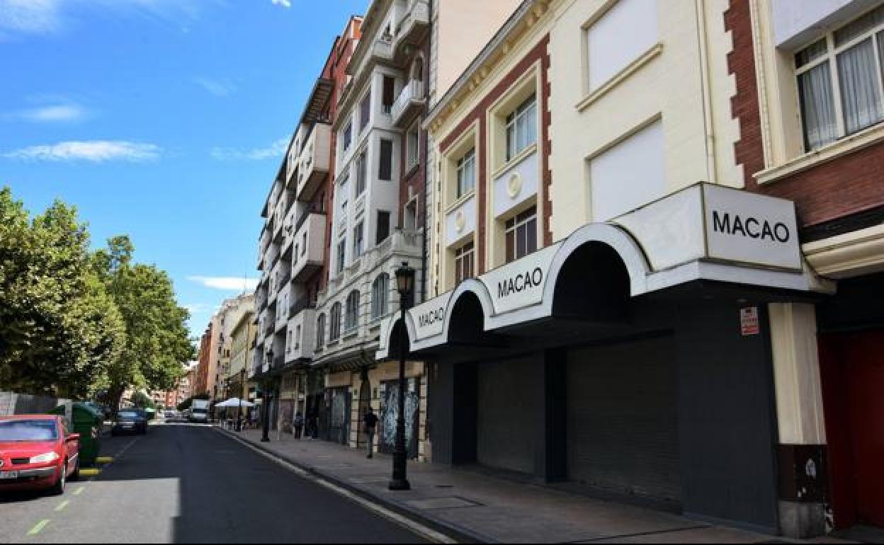 Una discoteca de Logroño. 