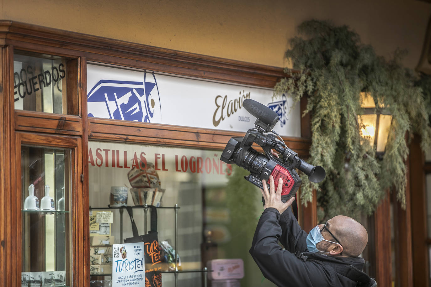 Fotos: Logroño con letra de rótulo