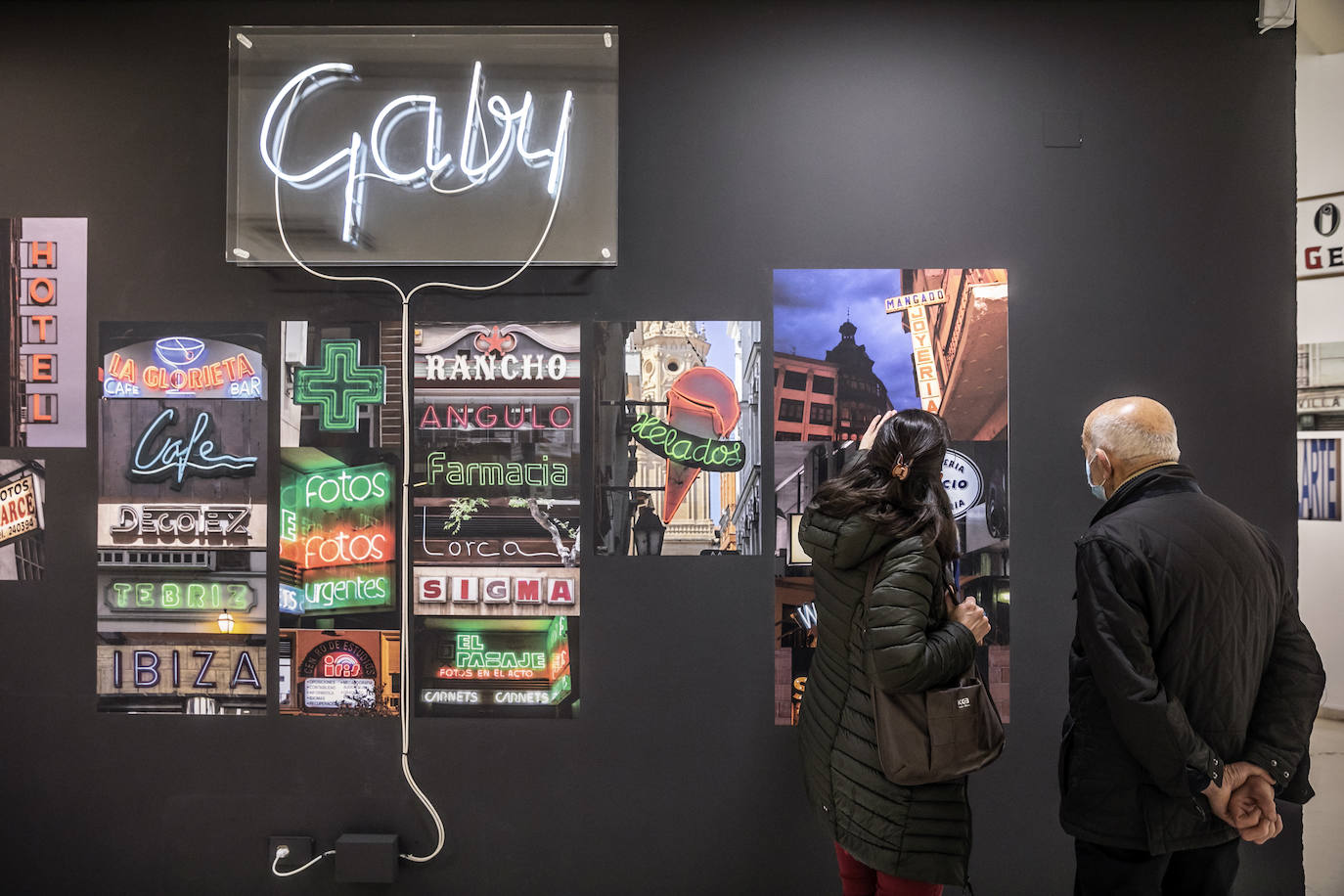 Fotos: Logroño con letra de rótulo