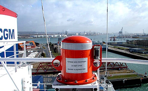 Caja negra de un buque.
