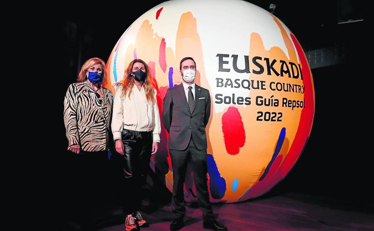 Presentación de la gala de los Soles Repsol en San Sebastián. 