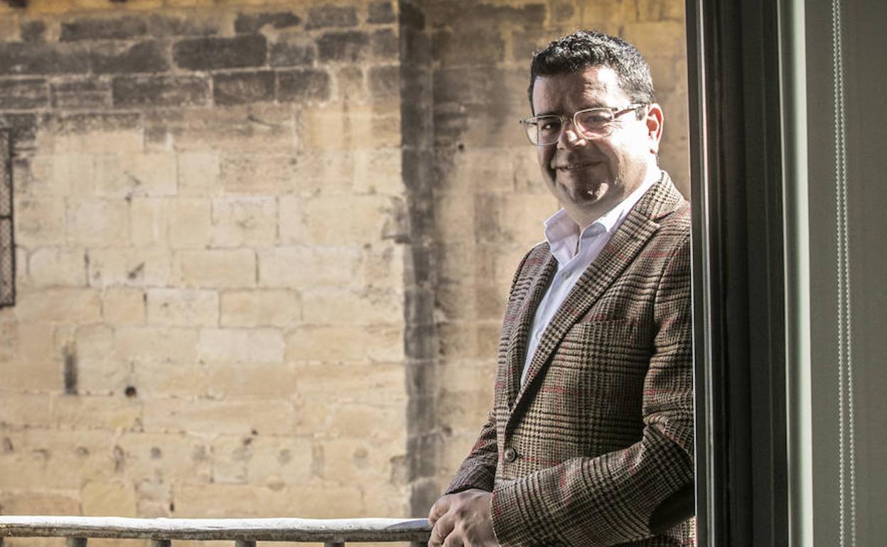 Alfonso Domínguez, en la Casa de los Periodistas. 