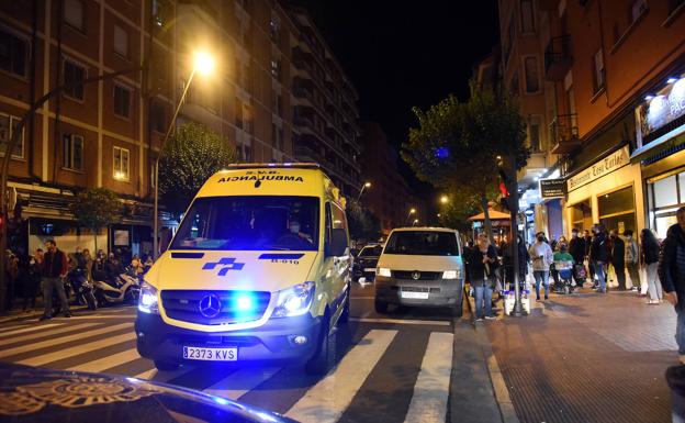 Imagen principal - Dos detenidos en una pelea doméstica en Logroño