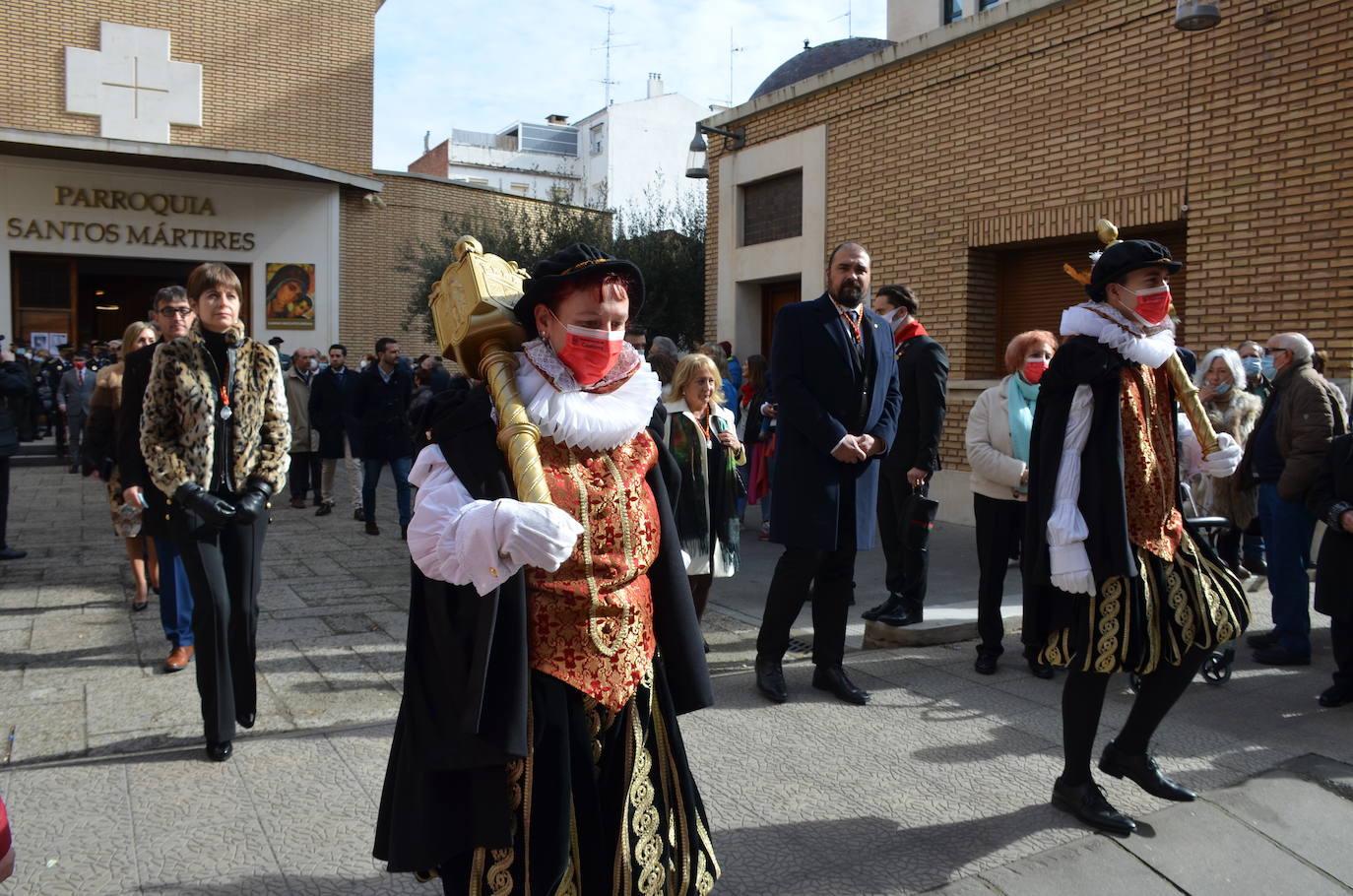 Fotos: La procesión de los mártires Emeterio y Celedonio llena las calles de Calahorra