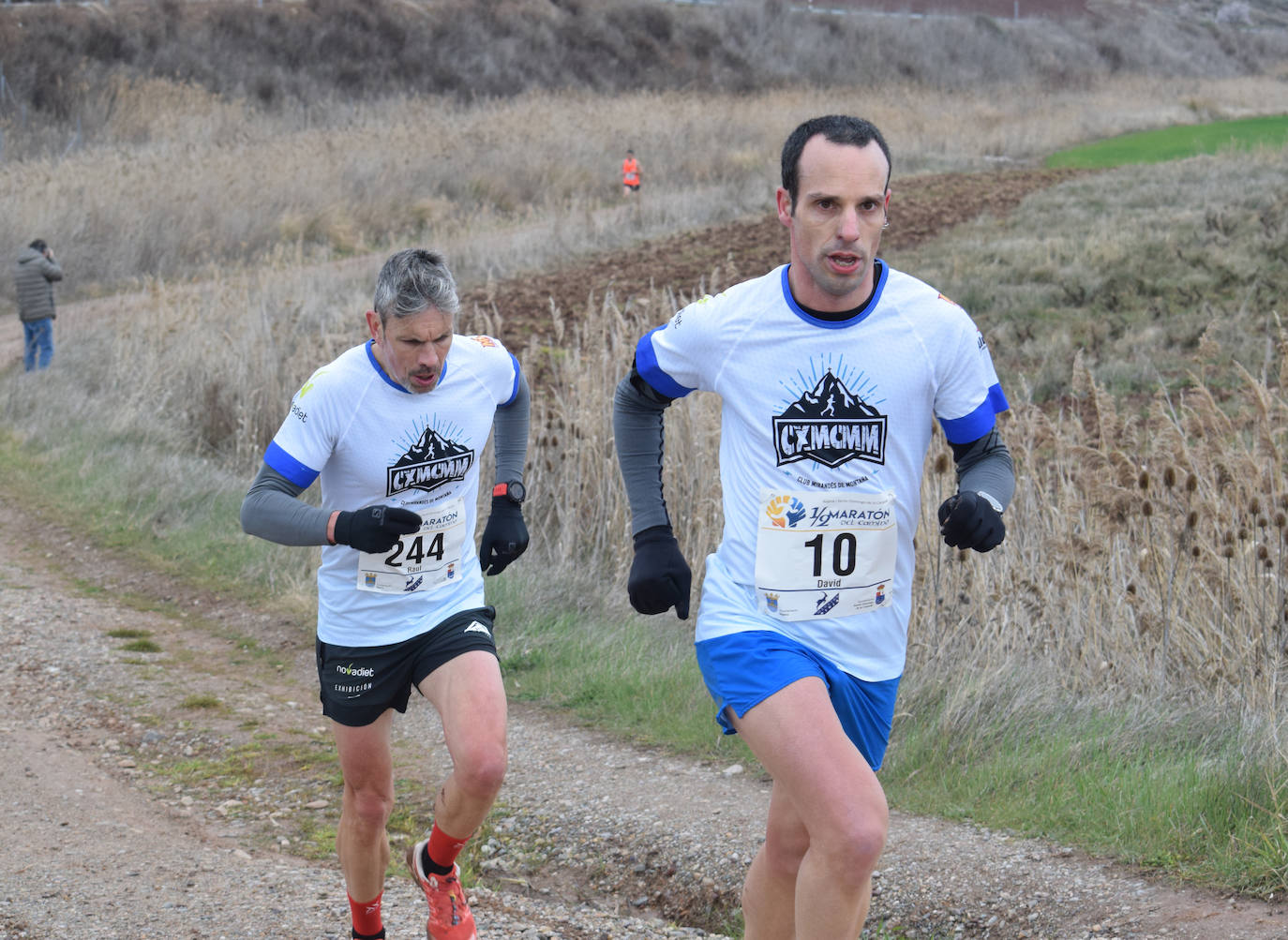 Biruk Rubio y Maite Iñigo se impusieron en la XV Media Maratón del Camino que ha reunido a más de 700 corredores.