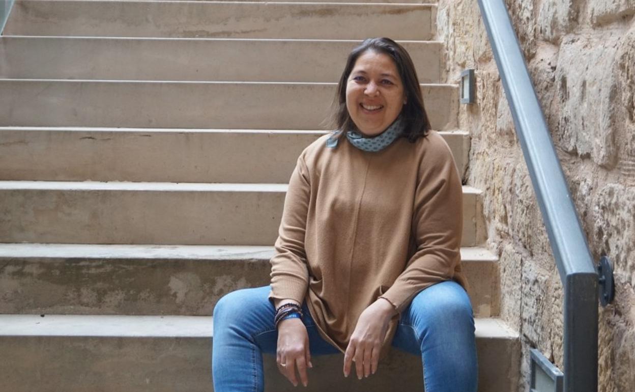 Encarnación Fuertes, alcaldesa de Agoncillo. 