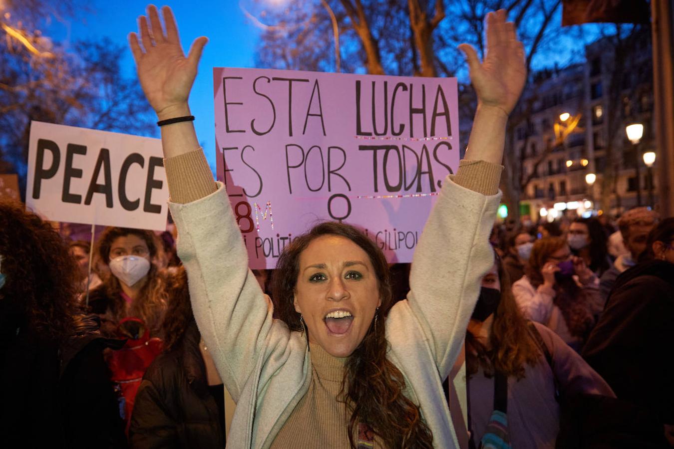 La manifestación de Madrid ha partido de Atocha hasta la plaza de Cibeles