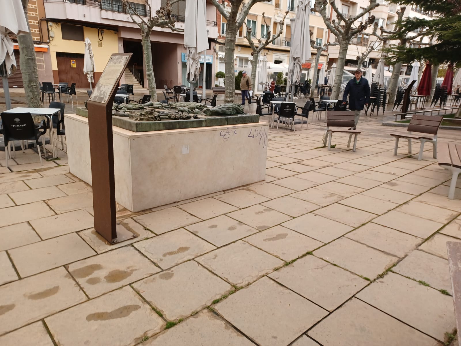 Paseo del Mercadal de Calahorra.
