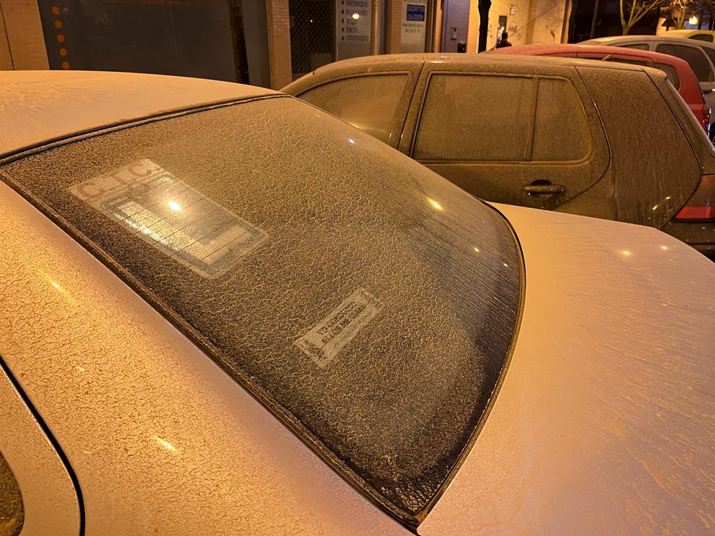 Fotos: Lluvia de barro en Logroño