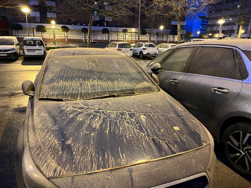 Fotos: Lluvia de barro en Logroño