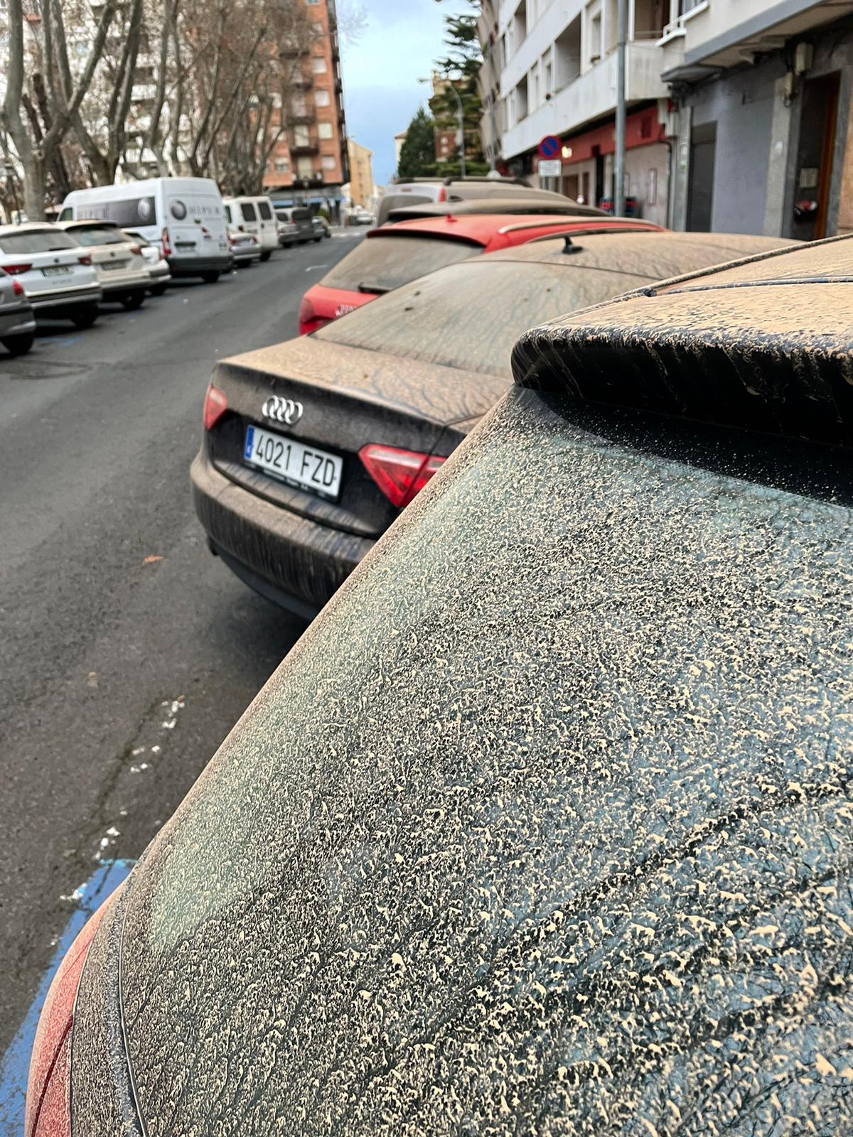 Fotos: Lluvia de barro en Logroño