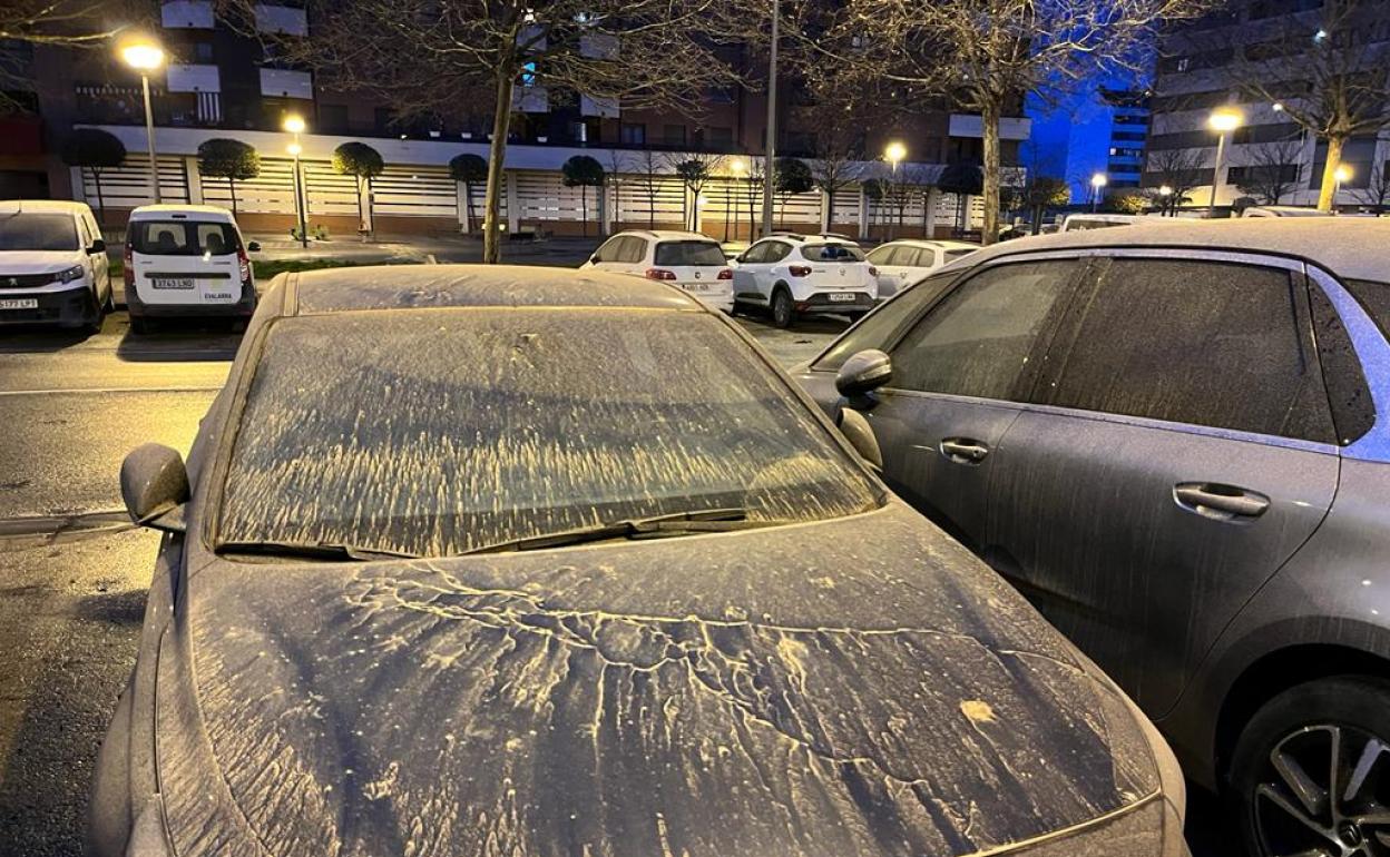 La calima que recorre España llega a La Rioja en forma de lluvia de barro