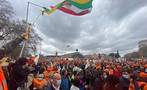 Imagen tomada en Madrid por Cristina Galilea, ganadera de Ajamil