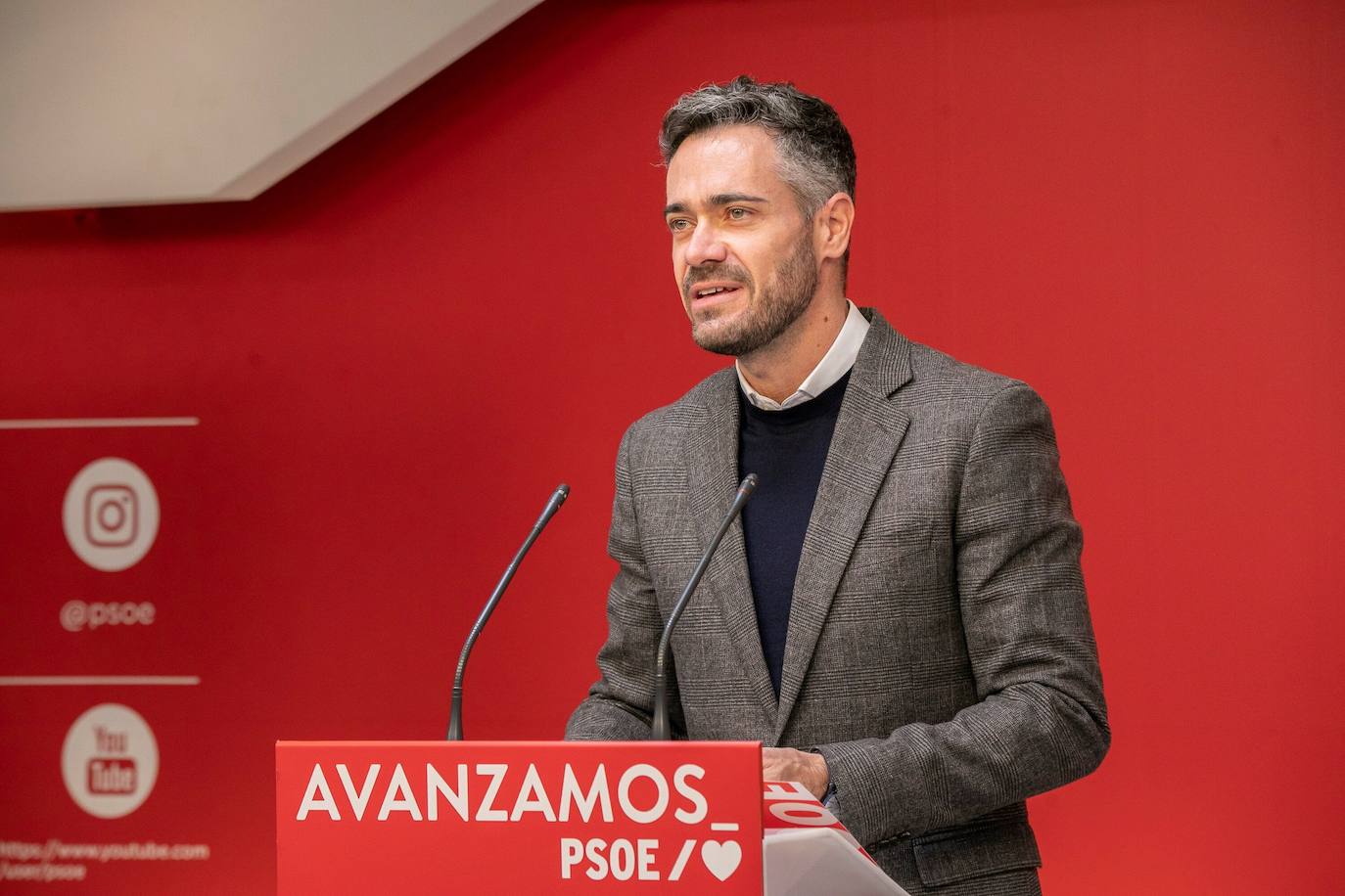 Felipe Sicilia, portavoz del PSOE. 