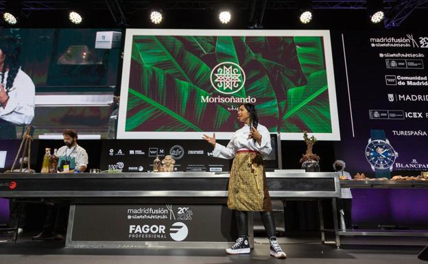 Inés Páez, Chef Tita, durante su conferencia en Madrid Fusión.