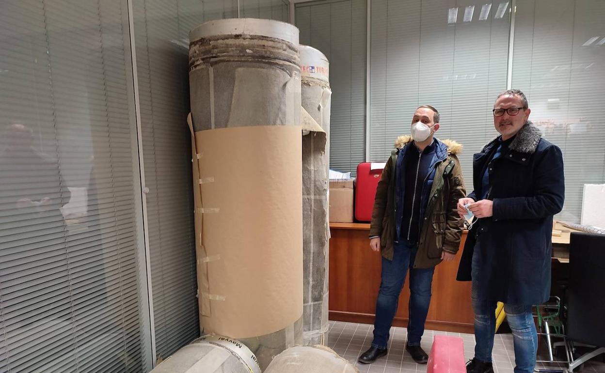 El PR+ solicita a ADIF los murales y vidrieras de la antigua estación de tren de Logroño